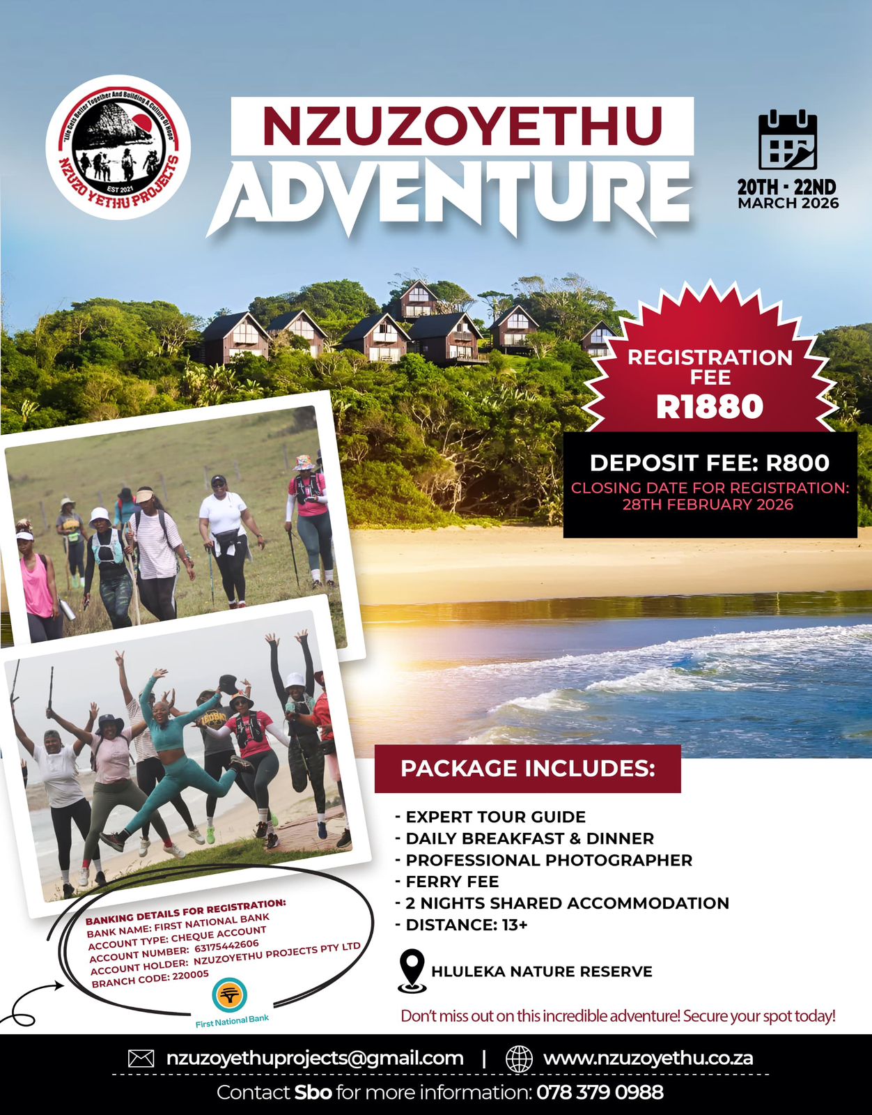 March Adventure Event Poster